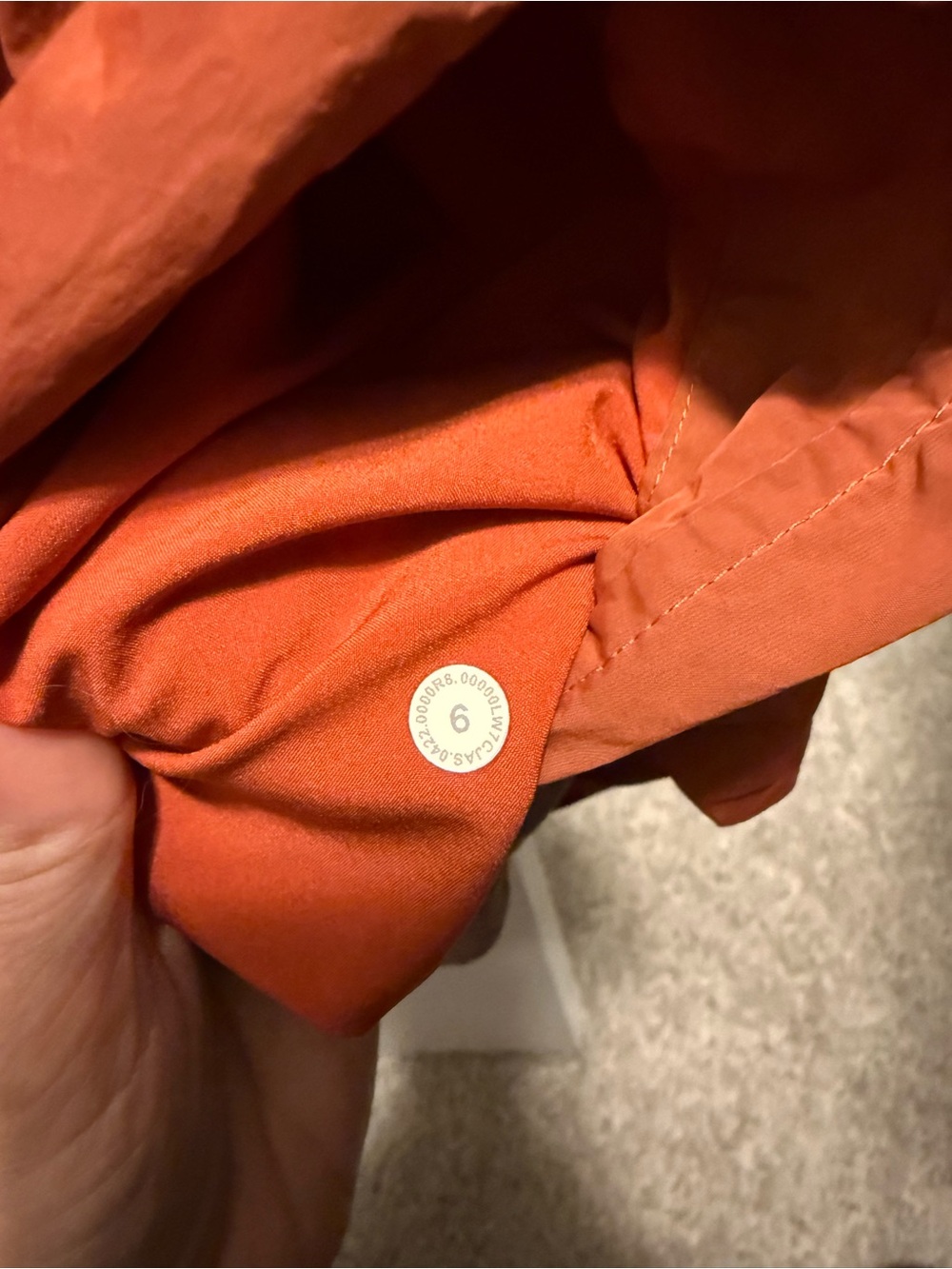 Lululemon evergreen shorts; Colorblock - Red, Purple & Lilac - Picture 5 of 6